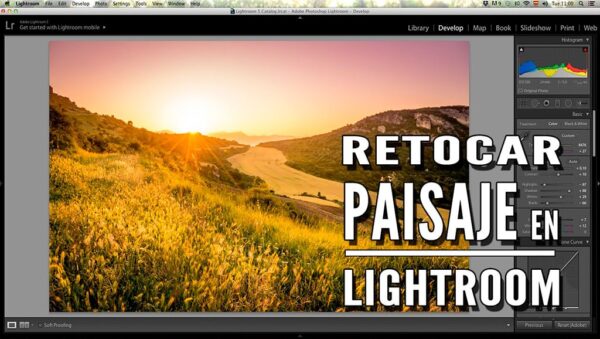 Cómo retocar un paisaje en Lightroom